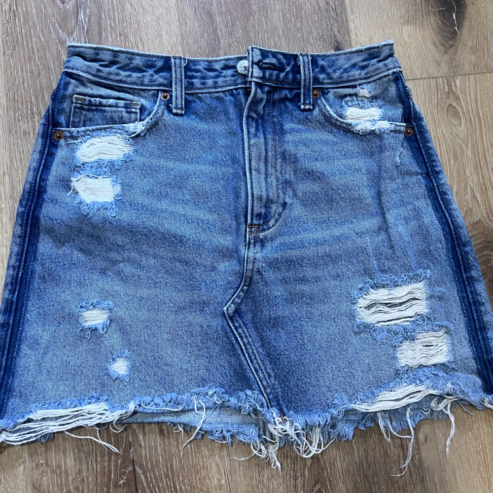 ABERCROMBIE y2k mini denim SKIRT